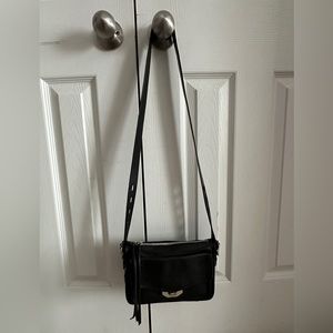 Rag & Bone black leather crossbody bag